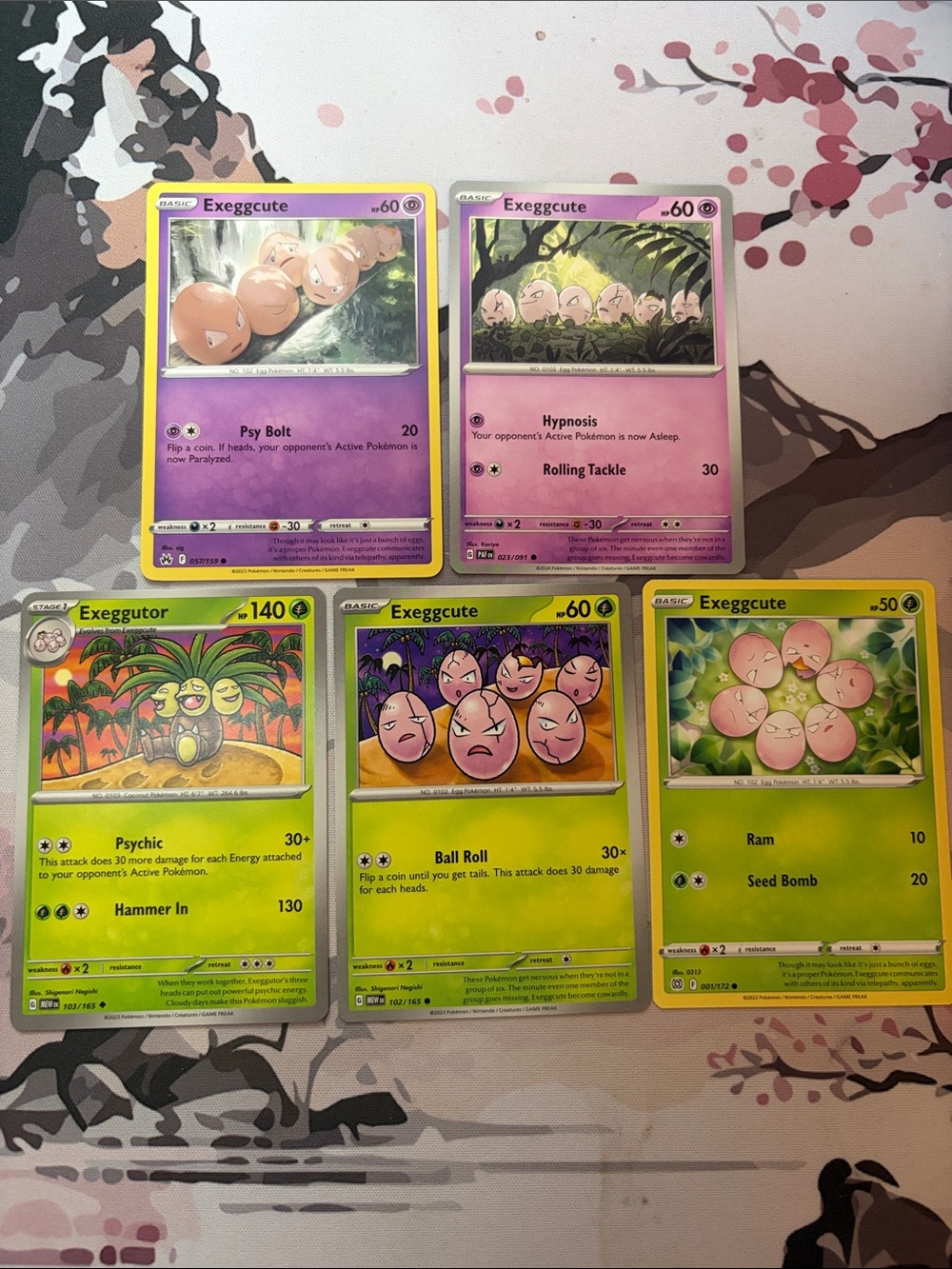 Exeggcute & Exeggutor Evolution Lot | 5 Pokémon Cards | ✨5/$25✨